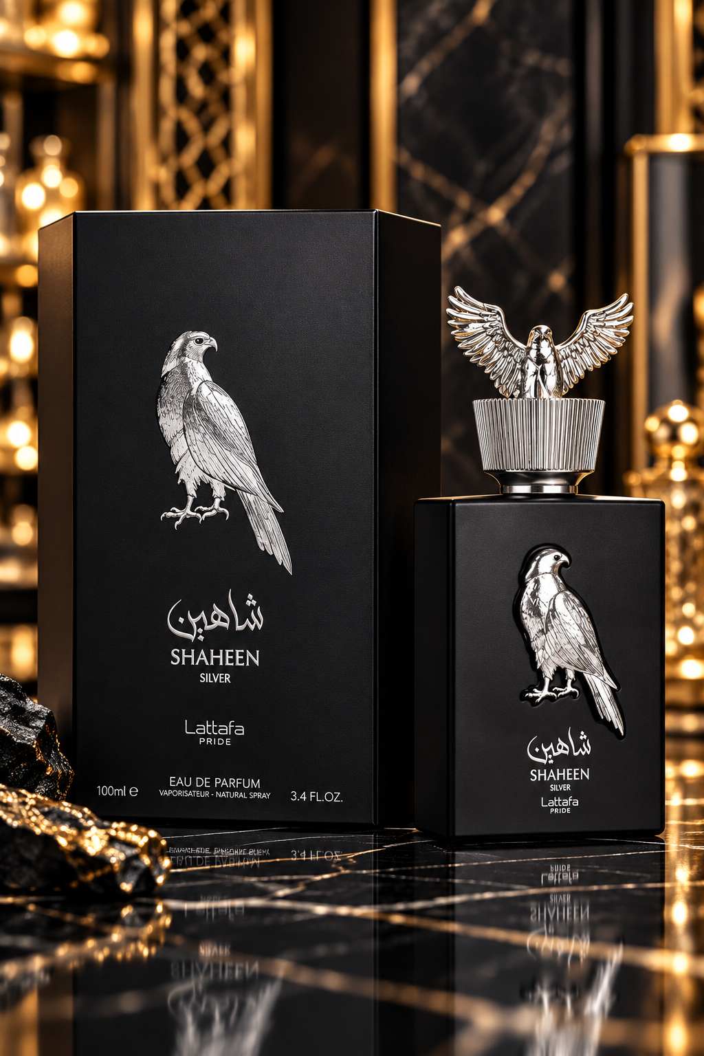 Lattafa Shaheen Silver - Cofre